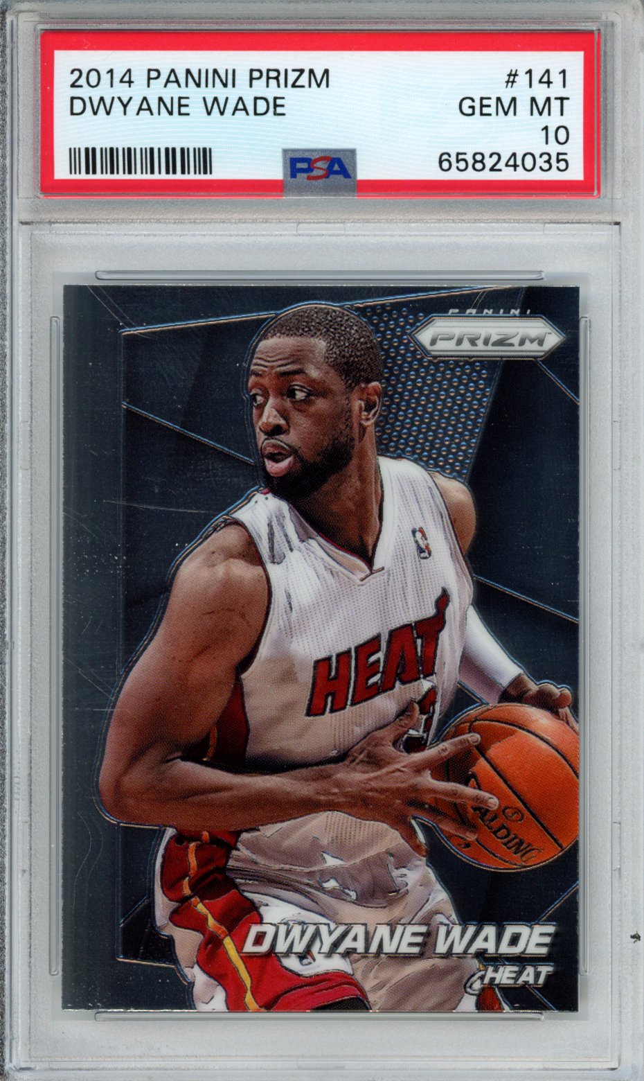 2014 PANINI PRIZM DWYANE WADE #141 PSA GEM MT 10