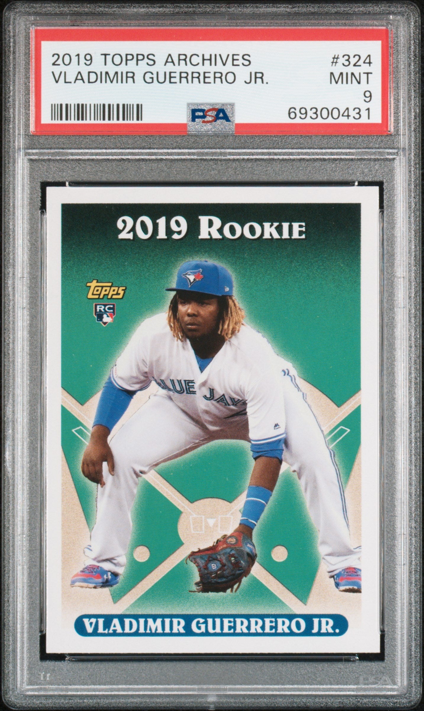 VLADIMIR GUERRERO JR. | 2019 TOPPS ARCHIVES 324 | PSA MINT 9