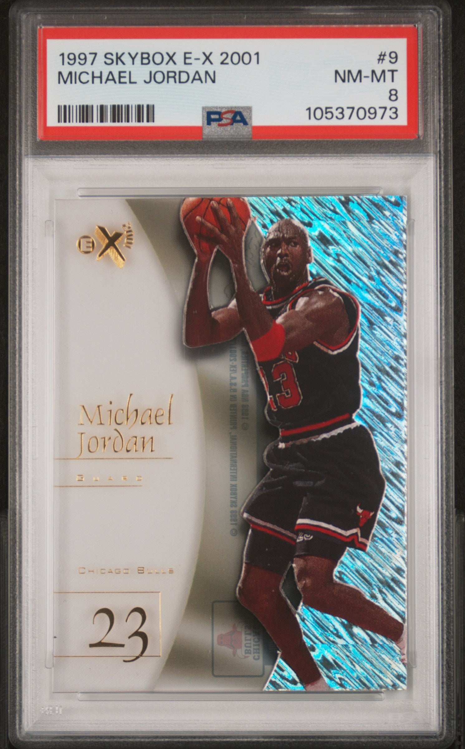 Michael Jordan 1997 SkyBox E-X2001 #9 Base Price Guide