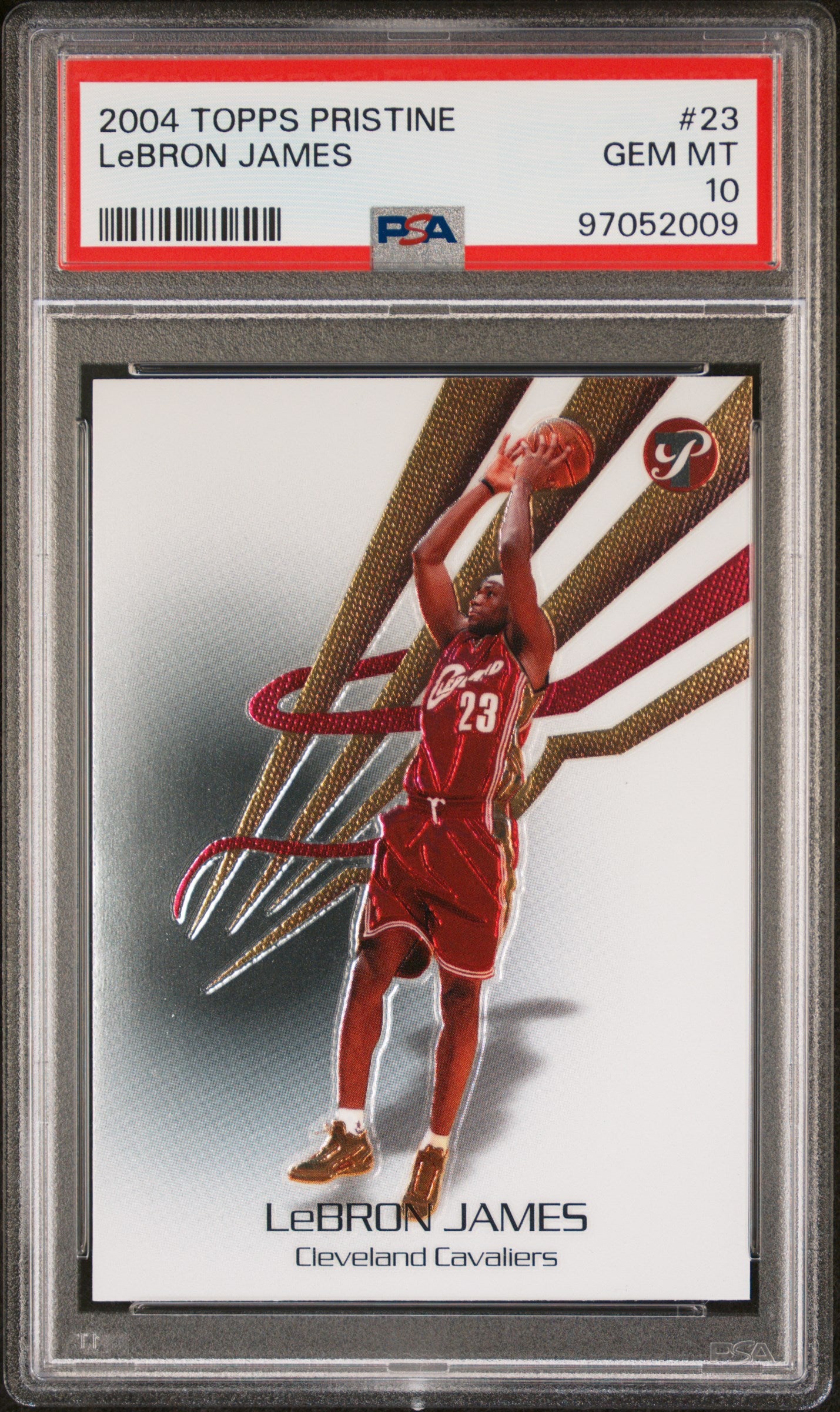 LeBRON JAMES | 2004 TOPPS PRISTINE 23 | PSA GEM MT 10