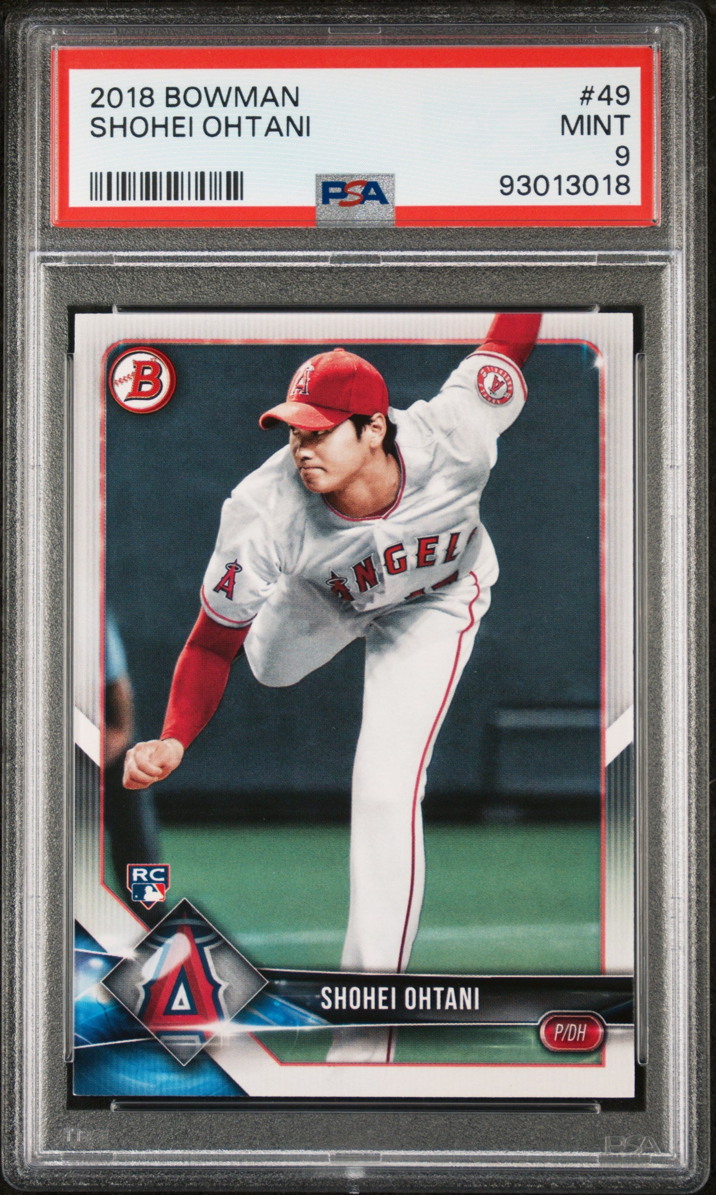 SHOHEI OHTANI | 2018 BOWMAN 49 | PSA MINT 9