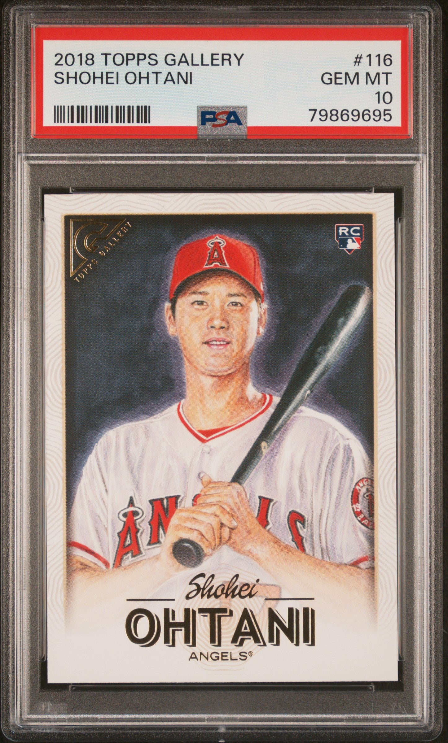 SHOHEI OHTANI | 2018 TOPPS GALLERY 116 | PSA GEM MT 10