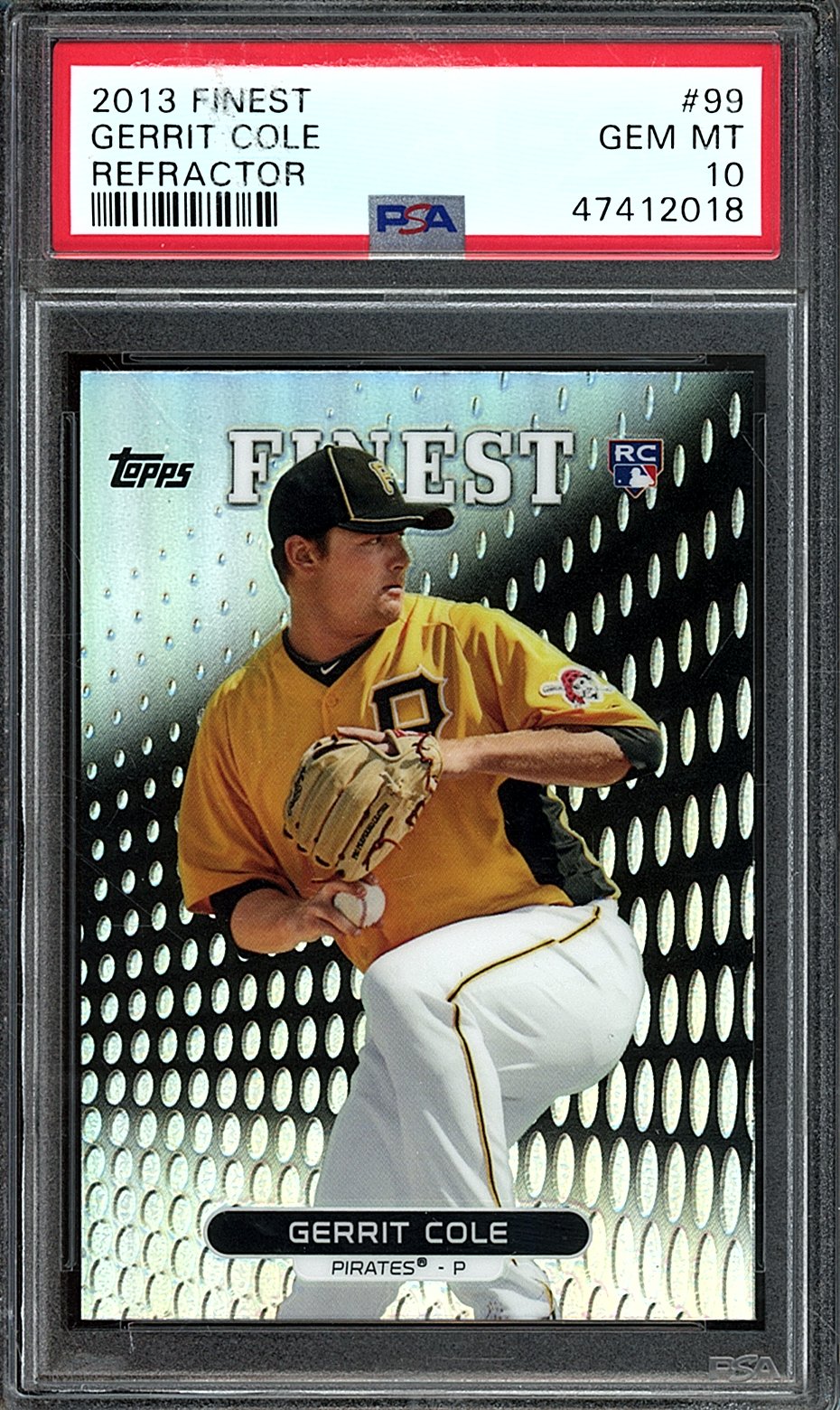 GERRIT COLE | 2013 FINEST | PSA GEM MT 10
