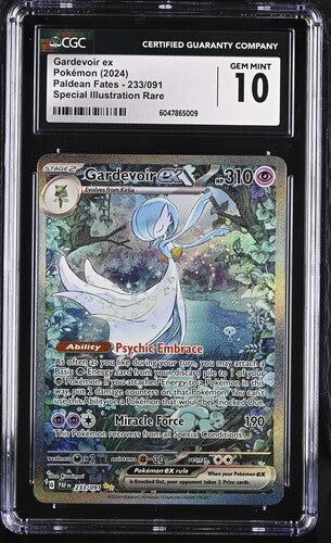 GARDEVOIR EX PALDEAN FATES SPECIAL ILLUSTRATION RARE #233/091 2024 ENGLISH CGC GEM MINT 10