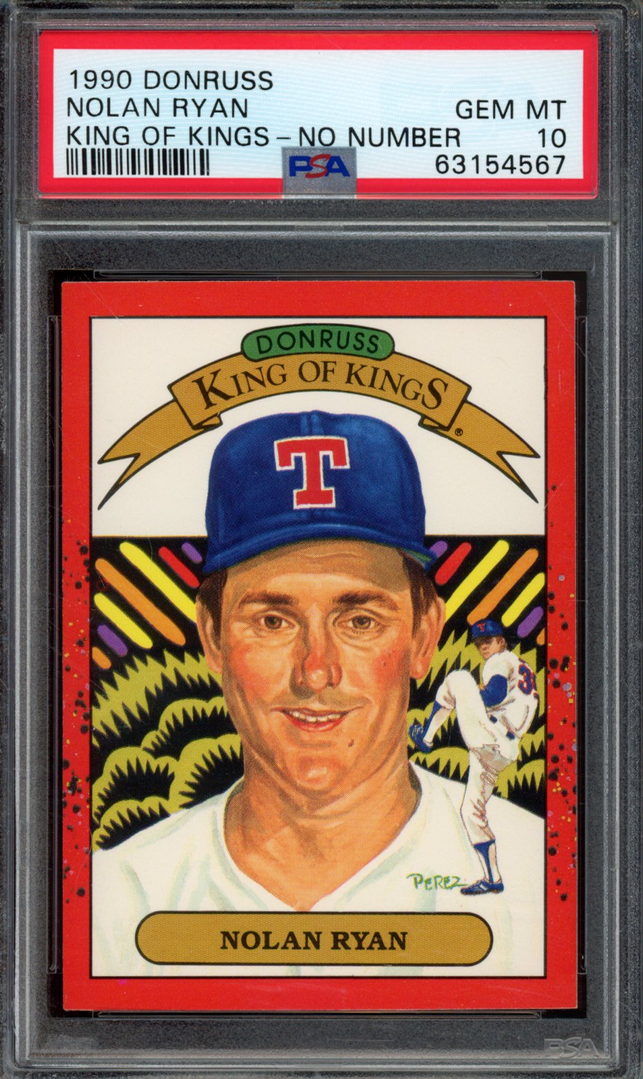 NOLAN RYAN | 1990 DONRUSS | PSA GEM MT 10