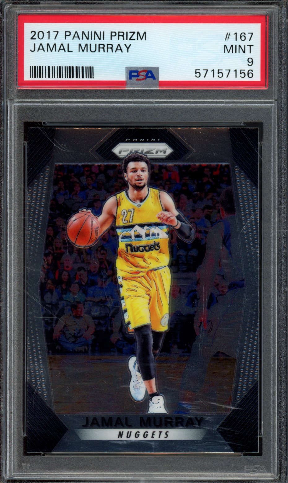 JAMAL MURRAY | 2017 PANINI PRIZM | PSA MINT 9