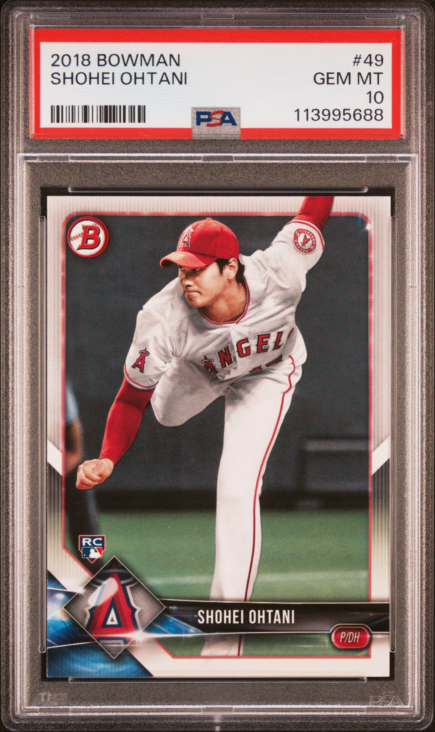 SHOHEI OHTANI | 2018 BOWMAN 49 | PSA GEM MT 10