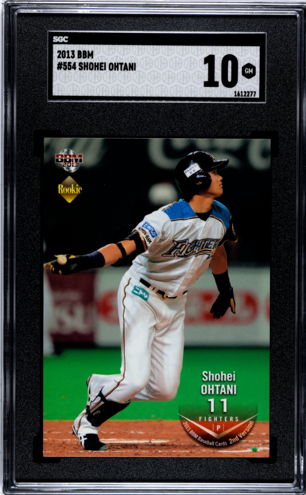 SHOHEI OHTANI #554 2013 BBM - SGC 10 GEM