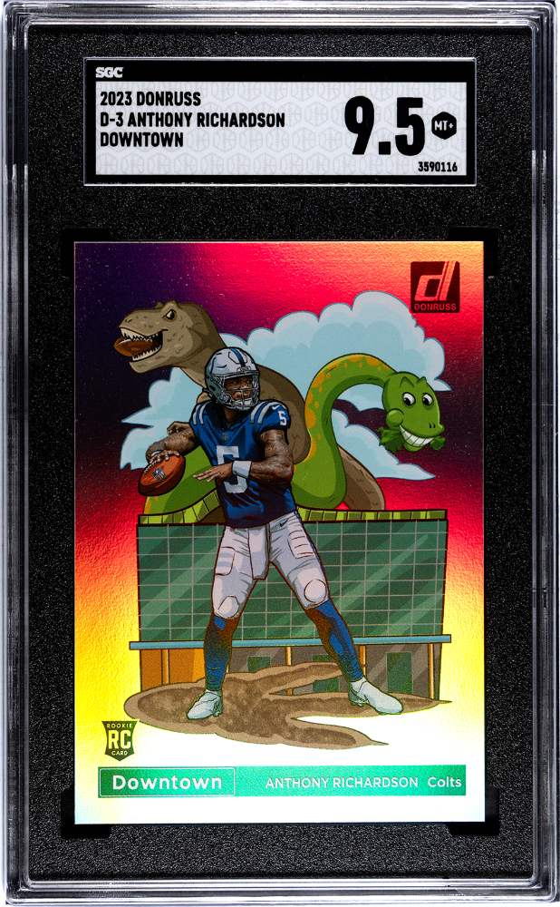 ANTHONY RICHARDSON #D-3 2023 DONRUSS DOWNTOWN SGC 9.5 MT+