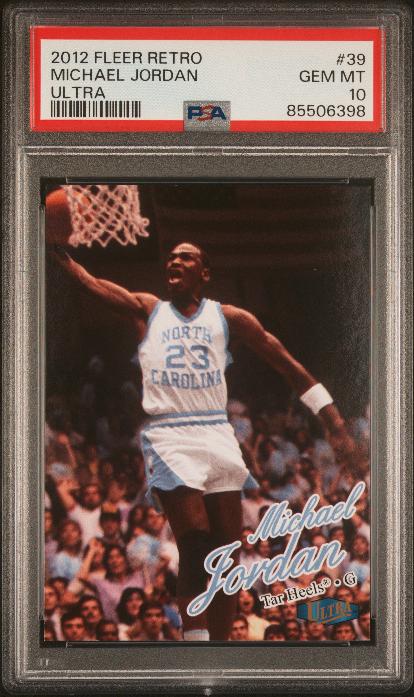 MICHAEL JORDAN | 2012 FLEER RETRO ULTRA 39 | ULTRA | PSA GEM MT 10