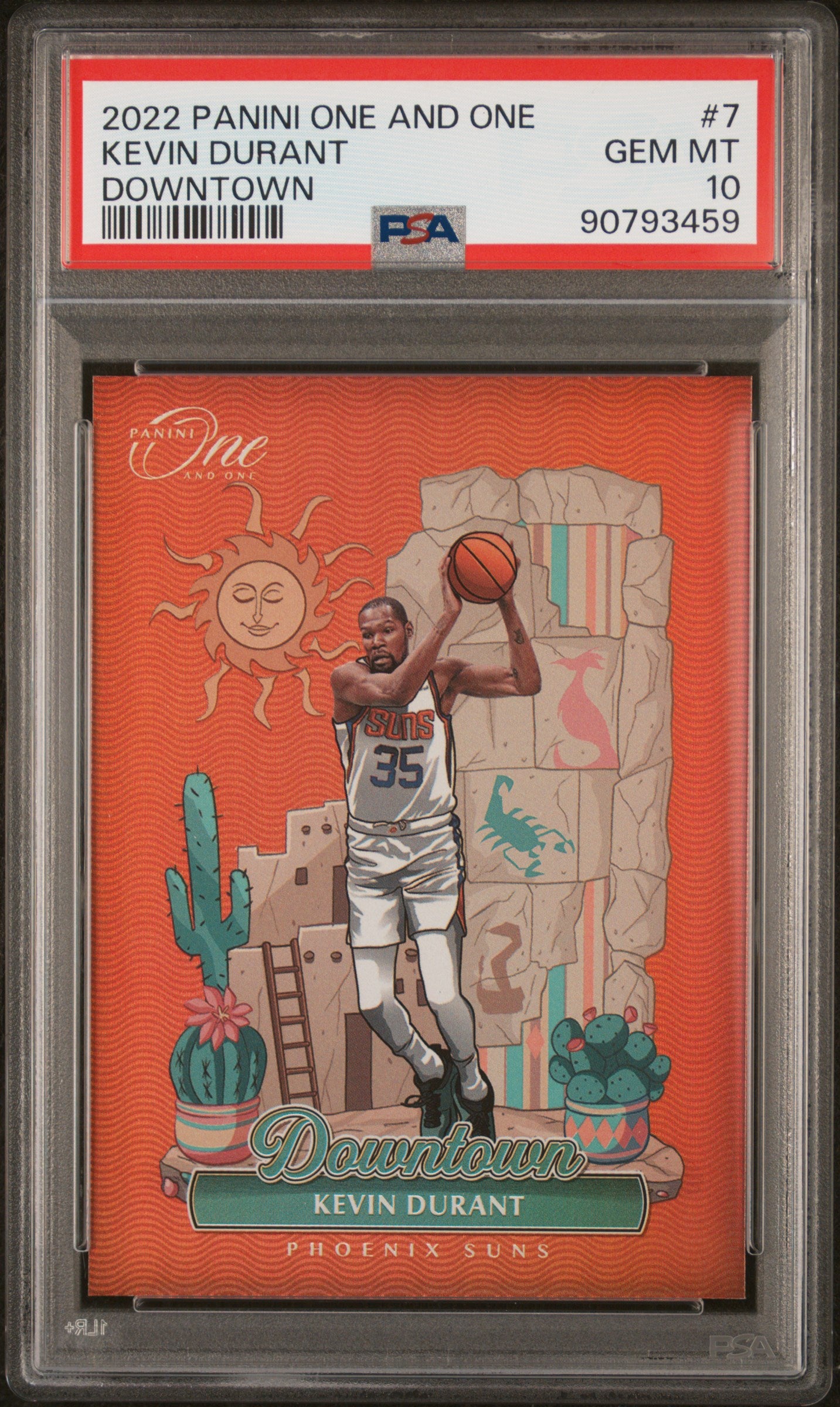 KEVIN DURANT | 2022 PANINI ONE AND ONE DOWNTOWN 7 | PSA GEM MT 10