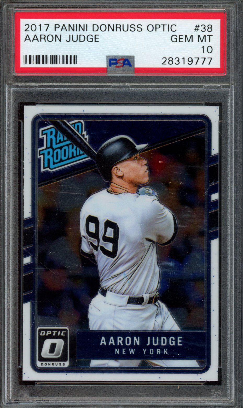 AARON JUDGE | 2017 PANINI DONRUSS OPTIC | PSA GEM MT 10