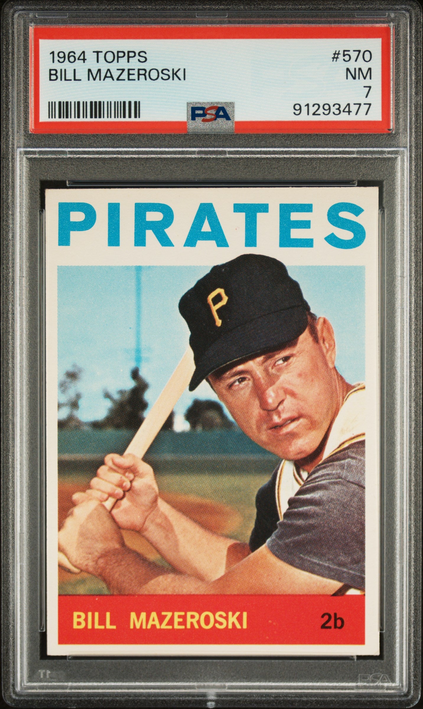 BILL MAZEROSKI | 1964 TOPPS 570 | PSA NM 7