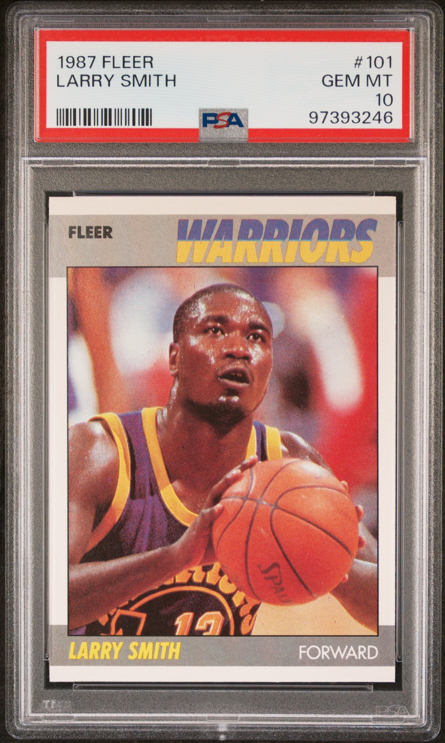 LARRY SMITH | 1987 FLEER 101 | PSA GEM MT 10