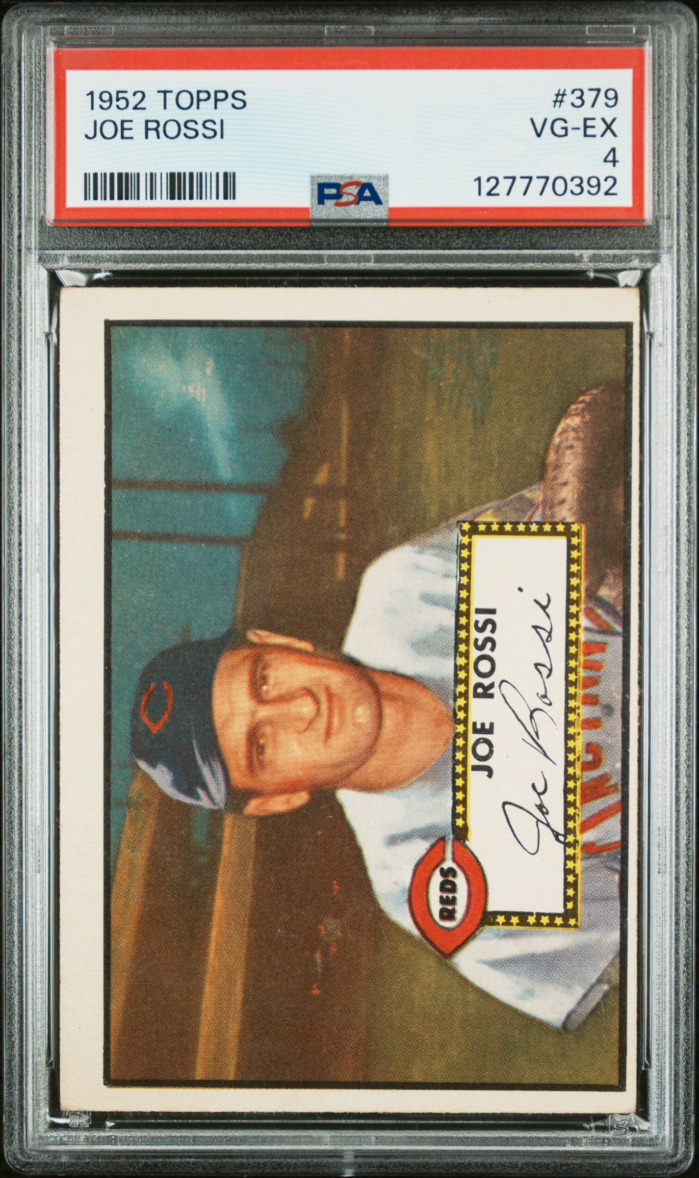 JOE ROSSI | 1952 TOPPS 379 | PSA VG-EX 4