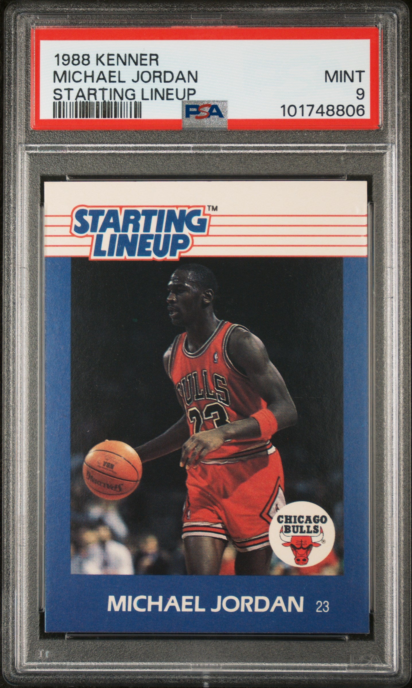 MICHAEL JORDAN | 1988 KENNER STARTING LINE-UP | STARTING LINEUP | PSA MINT 9