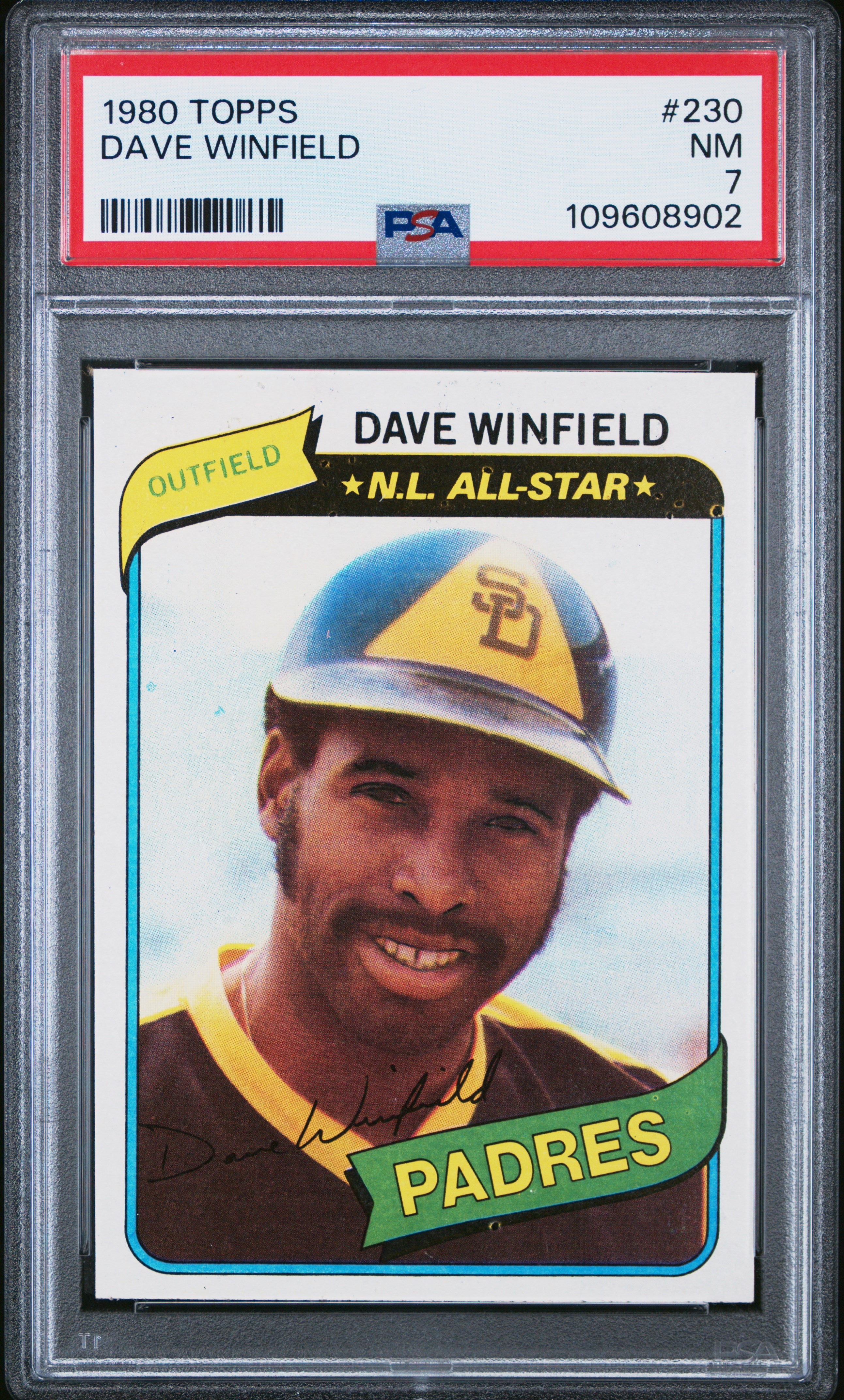 DAVE WINFIELD | 1980 TOPPS 230 | PSA NM 7