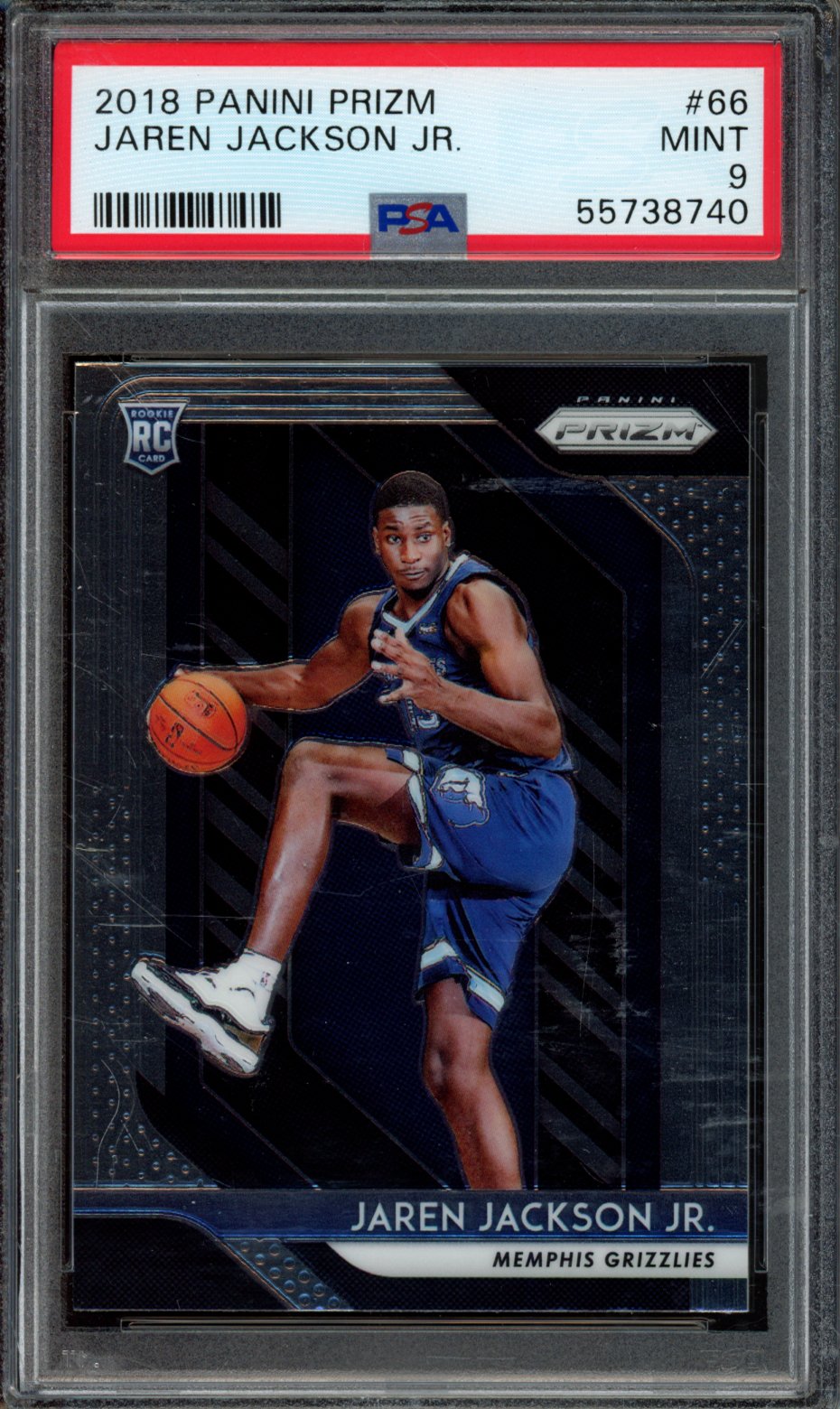 JAREN JACKSON JR. | 2018 PANINI PRIZM | PSA MINT 9