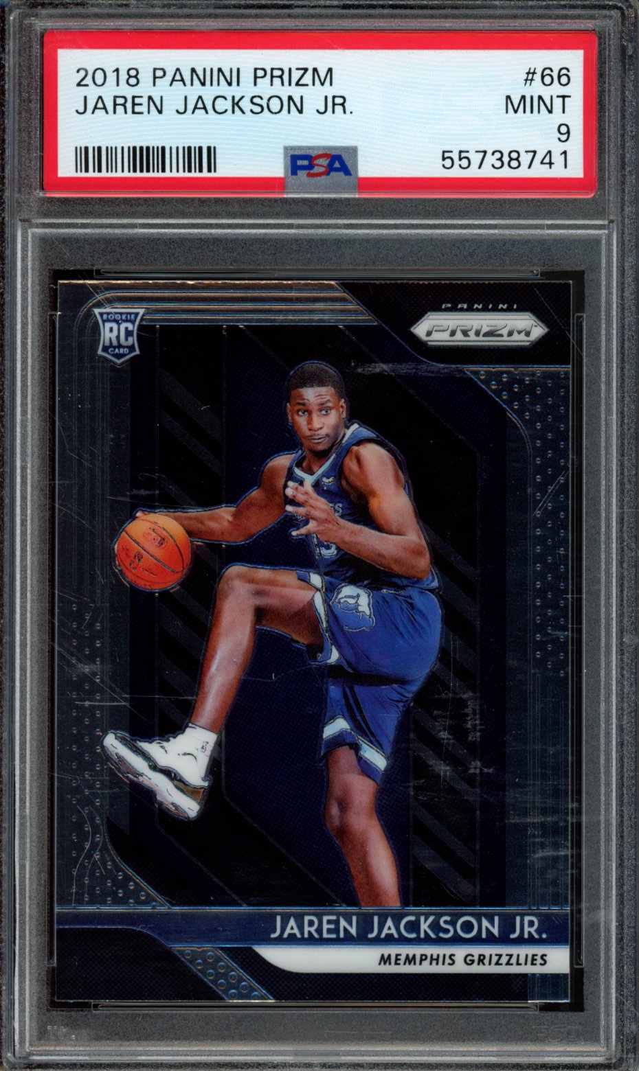 JAREN JACKSON JR. | 2018 PANINI PRIZM | PSA MINT 9